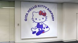 Oita, a scenic region known for its natural hot springs on the Japanese island of Kyushu, has recently renamed its air hub Oita Hello Kitty Airport to lure fans and tourists.