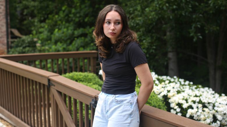 Molly Canty poses at her family home in Roswell, Georgia, on May 13, 2025.