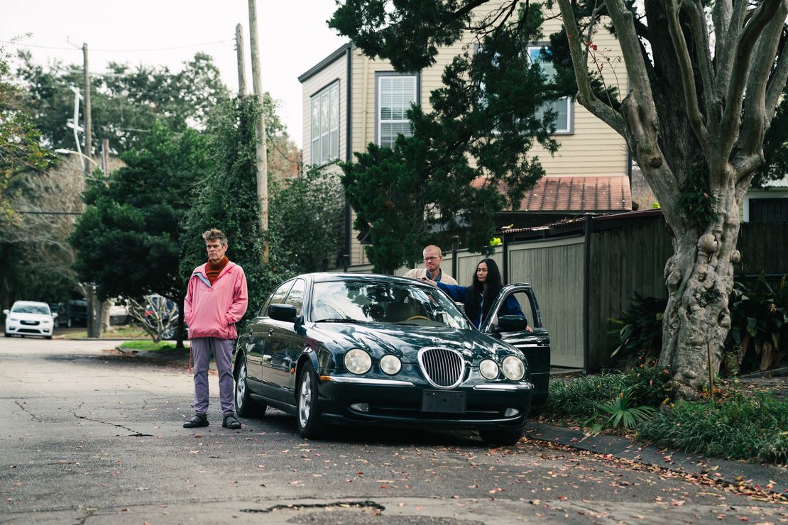 (From left): Willem Dafoe, Jesse Plemmons and Hong Chau in Kinds of Kindness. 