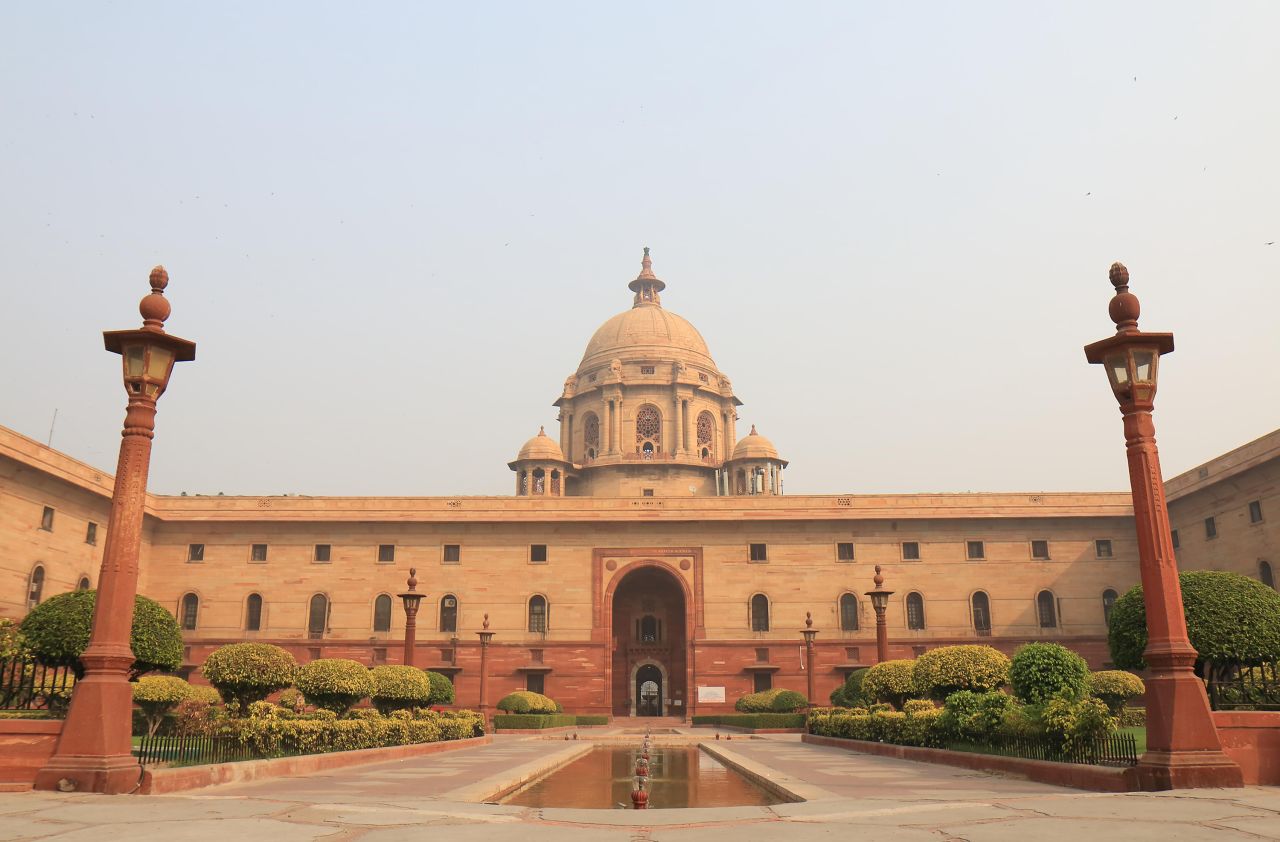 Ministry of Home Affairs office in New Delhi, India. 