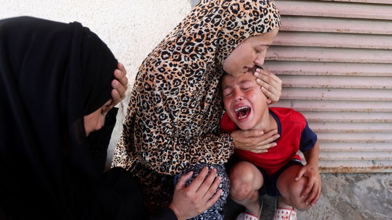 Israeli Strike Kills 15, Including Children, Outside Gaza Health Center