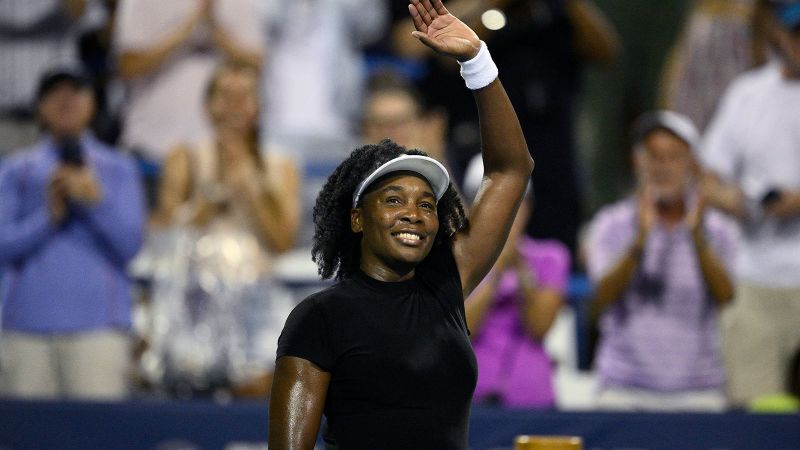 Venus Williams’ bid for her first winning streak since 2019 ends in a loss to Magdalena Frech in DC