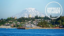 Mt Rainier and Tacoma, Washington