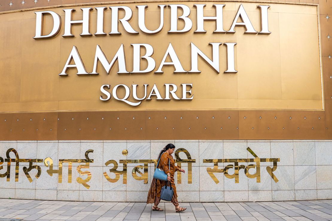 Ambani's empire has businesses ranging from oil and clean energy to telecom and retail.