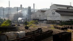 United States Steel Corp. Edgar Thomson Plant in Braddock, Pennsylvania, U.S., on Saturday, Sept. 12, 2020.  A narrow win in Pennsylvania helped decide the presidency for Trump in 2016, ending a two-decade-long winning streak in the Keystone State by Democratic presidential candidates. Democratic Presidential candidate Joe Biden leads the president in Pennsylvania by 4.3 percentage points, according to RealClearPolitics' average of recent polls. Photographer: Justin Merriman/Bloomberg via Getty Images