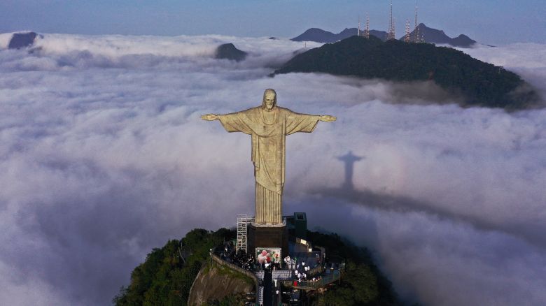 The Christ Redeemer statue was originally envisioned as a symbol against a 'sea of godlessness.'