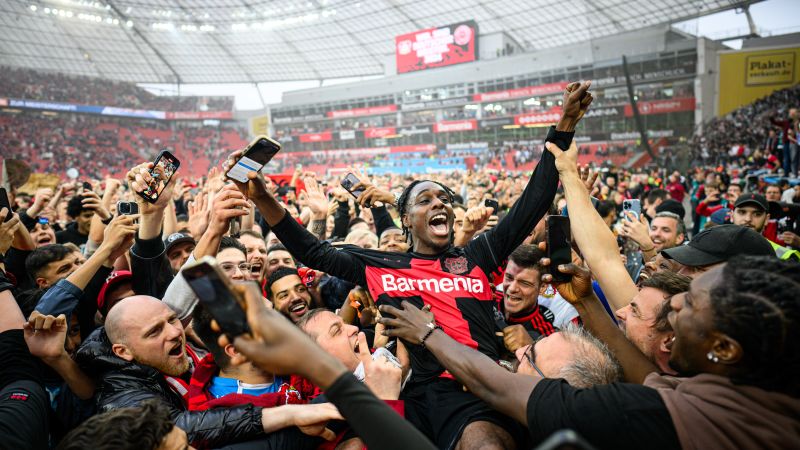 Record 44-game unbeaten run brings to an end 31 years of hurt and ridicule for Bayer Leverkusen
