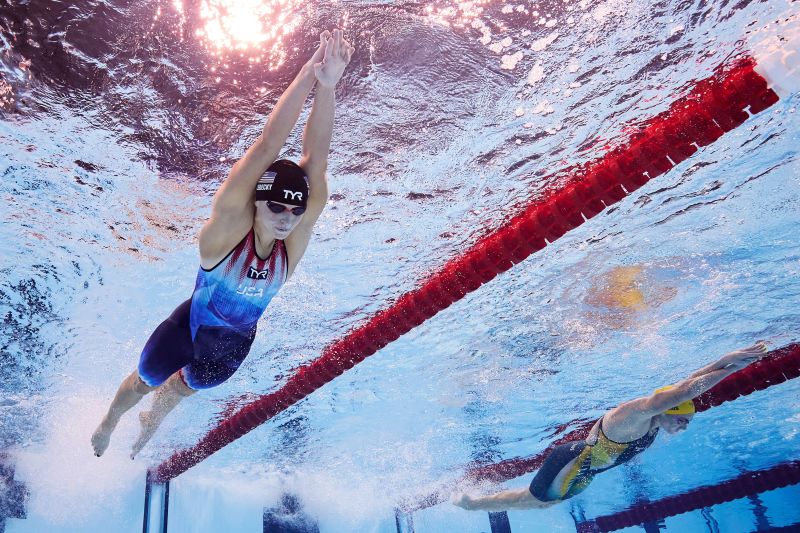 Ledecky, McIntosh Duel in 800m Freestyle at World Championships Singapore