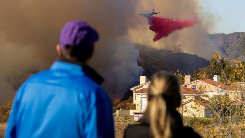 Pink flame retardants are being used to slow California fires. What do we know about them?