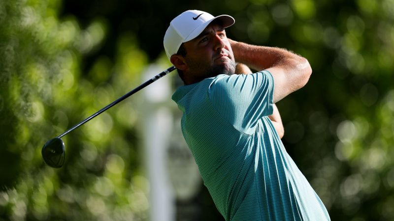 PGA Championship: Scottie Scheffler се изправя в класацията на върха, когато турнирът се насочва към финалния кръг 