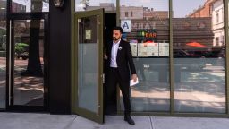 Zohran Mamdani, New York City mayoral candidate, leaves a campaign event in the Queens borough of New York, on Thursday, June 19.