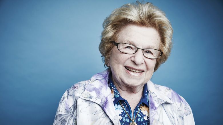 Dr. Ruth Westheimer poses in the Getty Images Portrait Studio at the 2016 Winter Television Critics Association press tour at the Langham Hotel on January 6, 2016 in Pasadena, California.