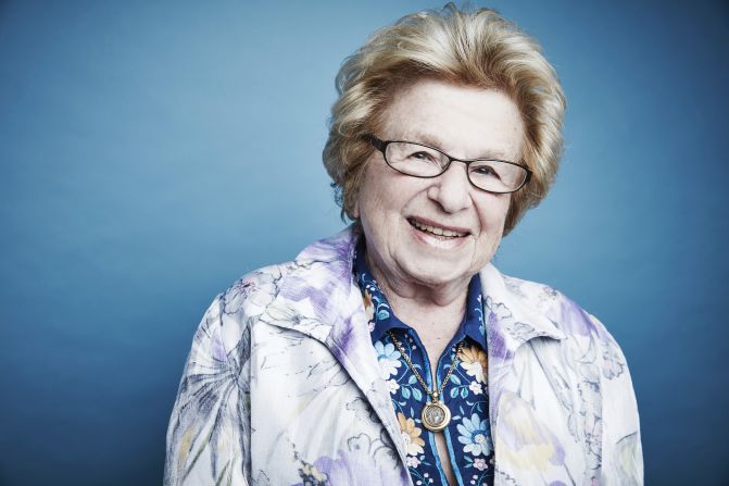 Dr. Ruth Westheimer poses for a portrait in Pasadena, California, in January 2016.