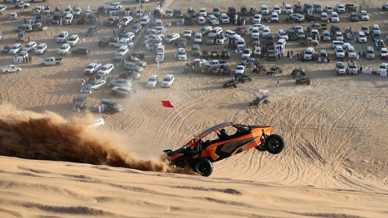 The wild motor festival that transforms the desert into something ‘like Mad Max’