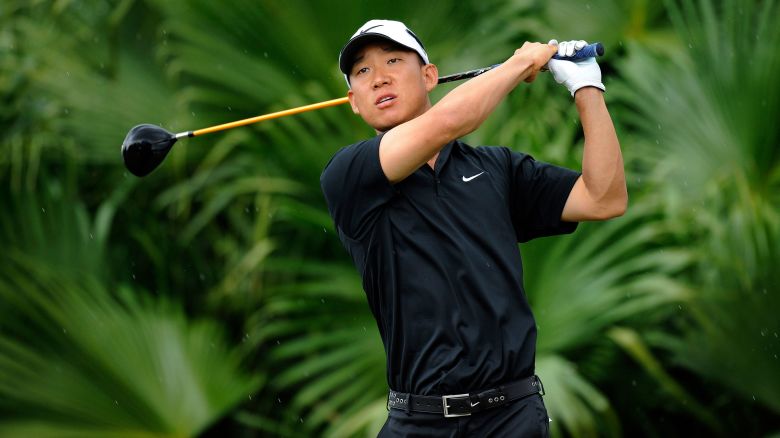DORAL, FL - MARCH 12: Anthony Kim hits from eighth tee box during the second round of the World Golf Championships-CA Championship at Doral Golf Resort and Spa on March 12, 2010 in Doral, Florida. (Photo by Stan Badz/PGA TOUR)