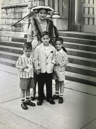 Pope Leo was born Robert Francis Prevost in Chicago on September 14, 1955. He's seen here on the left with his mother, Mildred, and his brothers John and Louis.