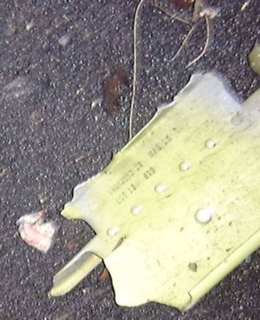 Andrew recently posted this image on the Reddit page he runs, r/911archive, asking for help in identifying it as an airline part. After the first plane hit the World Trade Center, it was scattered among debris that landed on the roof of the building where Laszlo Kiss, an architect, was working.