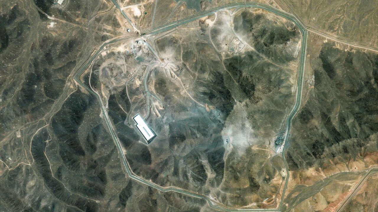 An of overview of Iran's nuclear Fordow facility on Friday, June 27.
