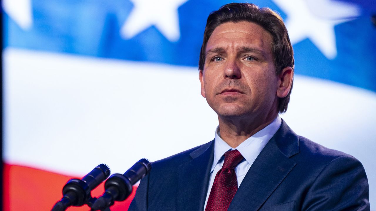 Florida Gov. Ron DeSantis at the Family Research Council and FRC Action annual Pray Vote Stand Summit in Washington, DC, on Friday, Sept. 15, 2023.