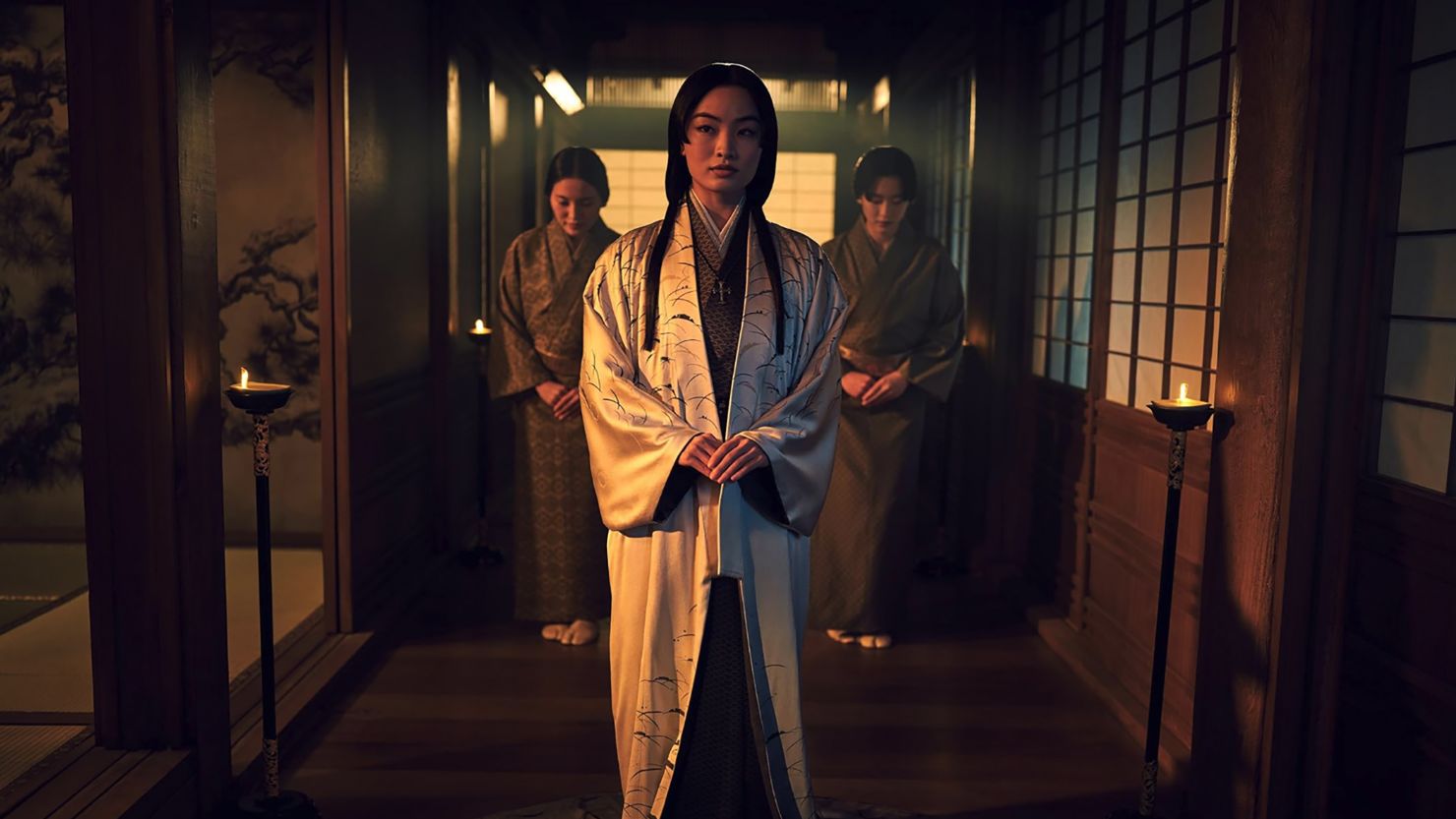 Anna Sawai (center) in "Shogun."