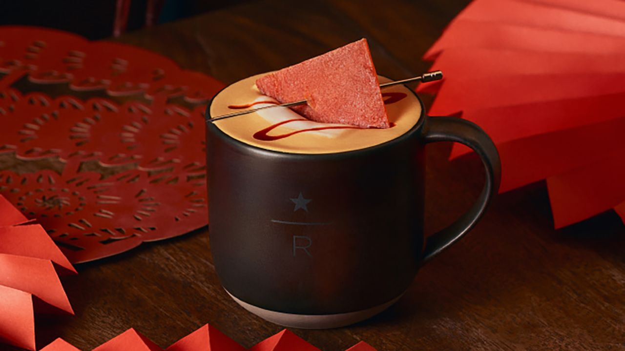 Starbucks in Shanghai released a "braised pork latte" to mark Lunar New Year.