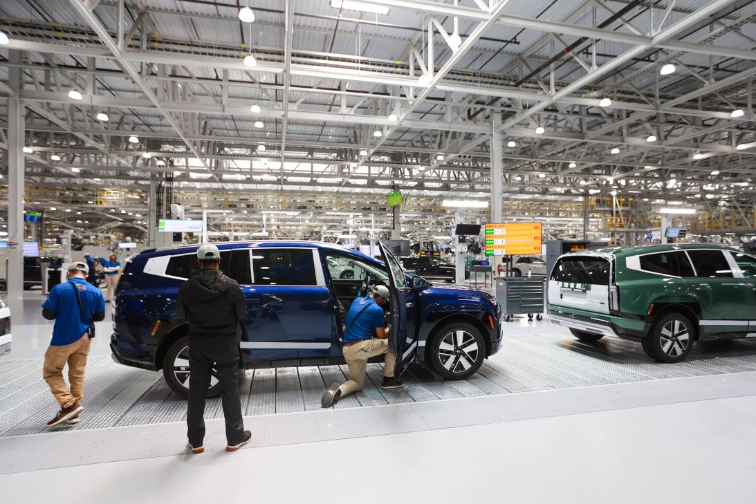 An IONIQ 9 during the grand opening celebration for the Hyundai Metaplant America in Ellabell, Georgia, on March 26.