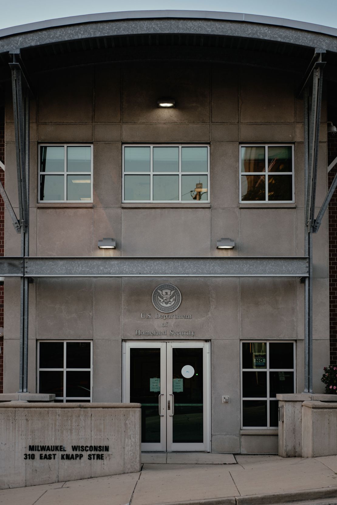 The exterior of the ICE office in Milwaukee. In February, Yang was told to report to the office, where she was subsequently detained and deported.