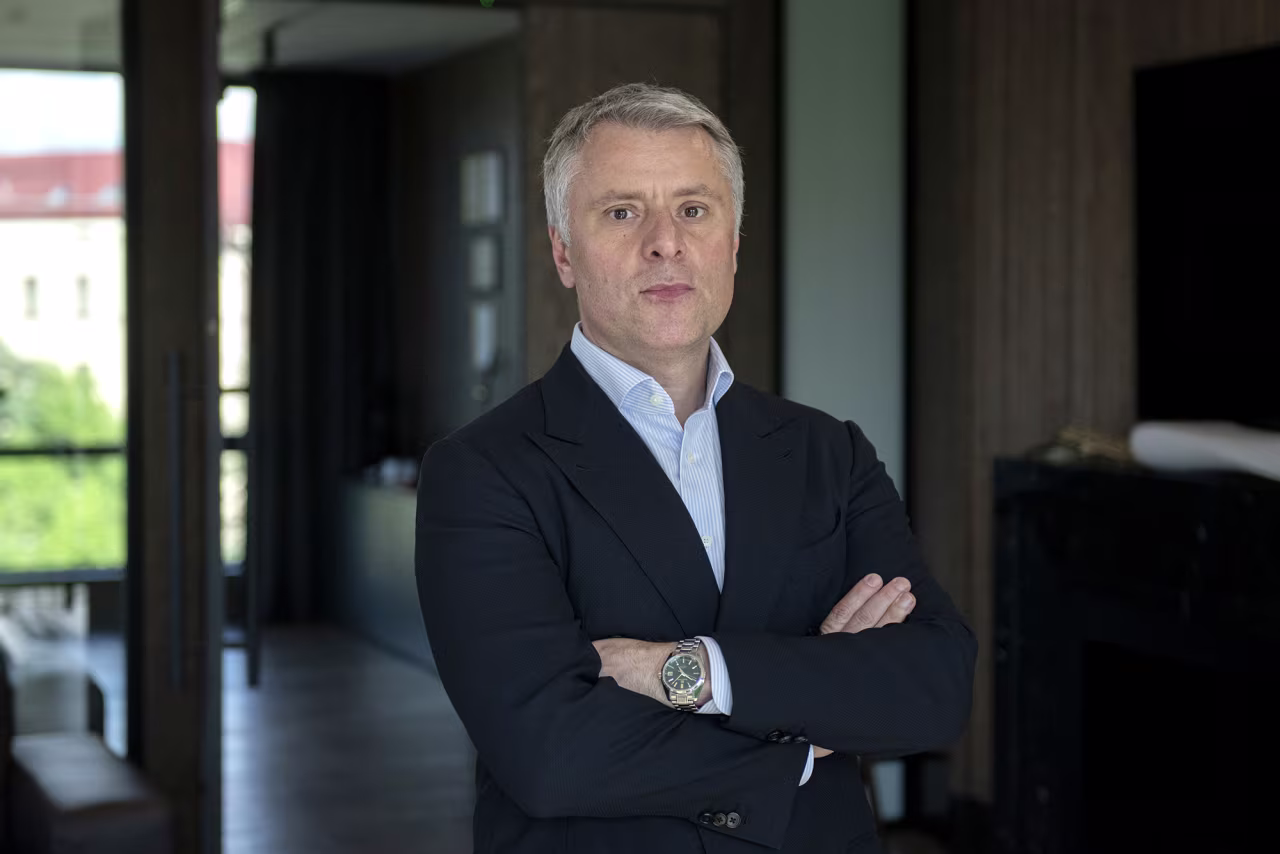 Yuriy Vitrenko, chief executive officer of NJSC Naftogaz Ukrainy, in his office in Kyiv, Ukraine, on July 14.