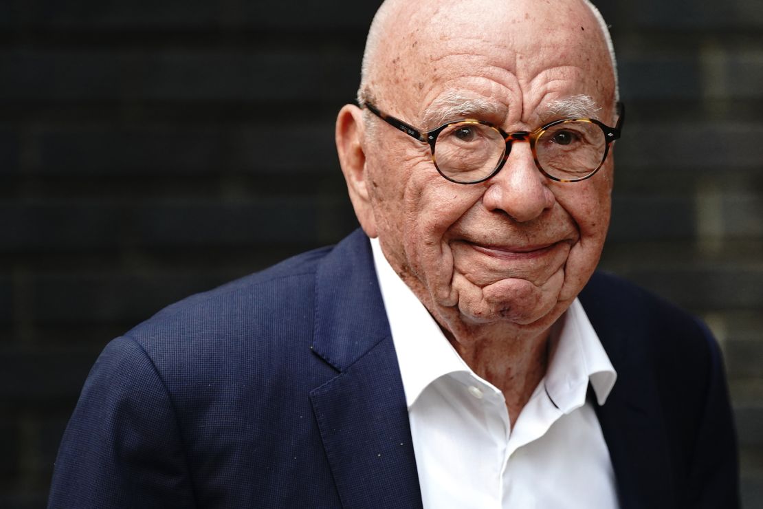 Rupert Murdoch at his annual party at Spencer House, St James' Place in London on Sep. 21, 2023.