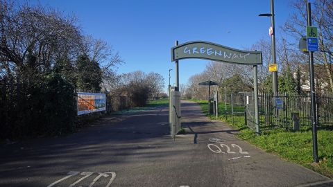 The junction of the Greenway and High Street South in Newham, where Elsa was found in January.