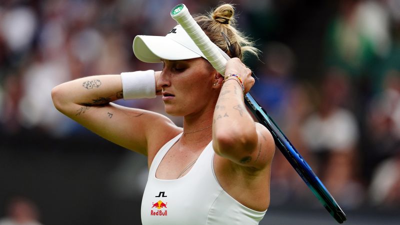 Defending Champion Vondrousova Upset in Wimbledon Opener