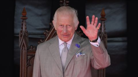 King Charles III attends the special sitting of the States of Deliberation, at Guernsey Parliament at Saint Peter Port, Guernsey, during their two day visit to the Channel Islands. Picture date: Tuesday July 16, 2024. PA Photo. See PA story ROYAL Channel. Photo credit should read: Andrew Matthews/PA Wire