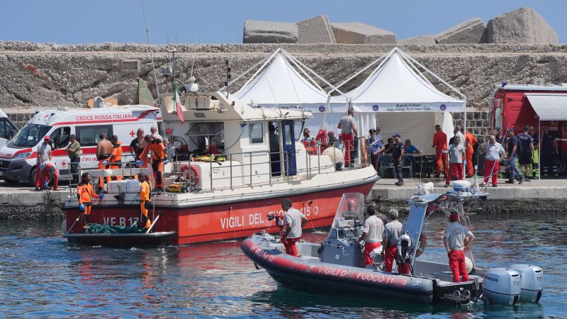 Sicily Yacht: Mergulhadores encontram o corpo da filha de Mike Lynch Sicily Yacht: Mergulhadores encontram o corpo da filha de Mike Lynch