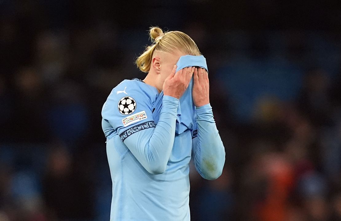 Two goals from Erling Haaland were not enough to steer City to a much needed win.