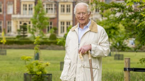 King Charles pictured at Sandringham in May.