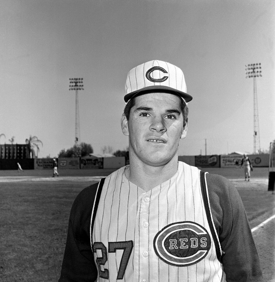 Rose began his career in 1963 as a 22-year-old second baseman for Cincinnati Reds. Cincinnati was his hometown. He would go on to win National League Rookie of the Year.