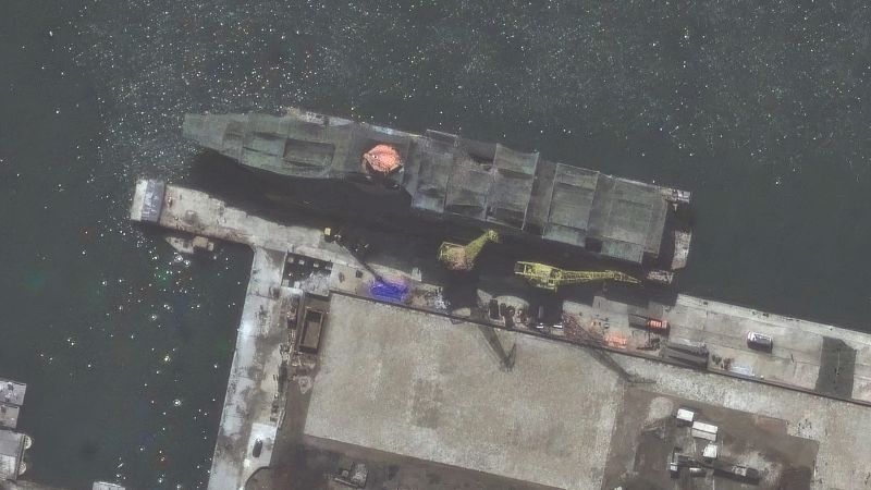 North Korea is making what could be its largest, most advanced warship ever, new satellite photos show