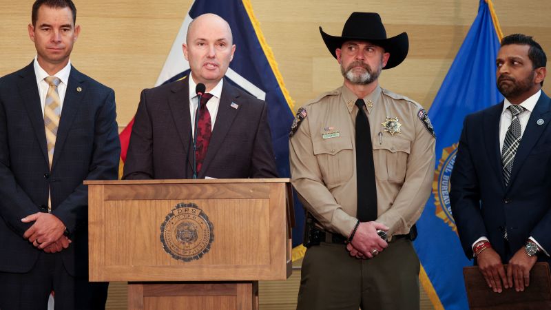 Full press conference: Governor names Charlie Kirk shooting suspect