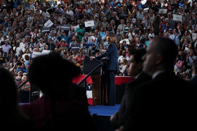 Vice President Kamala Harris speaks during <a href=