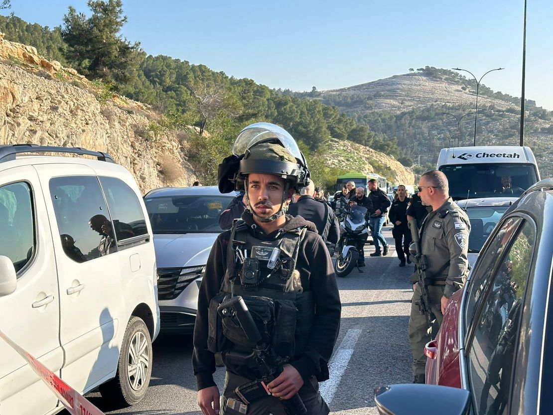 The shooting took place near the Israeli settlement of Ma’ale Adumim.