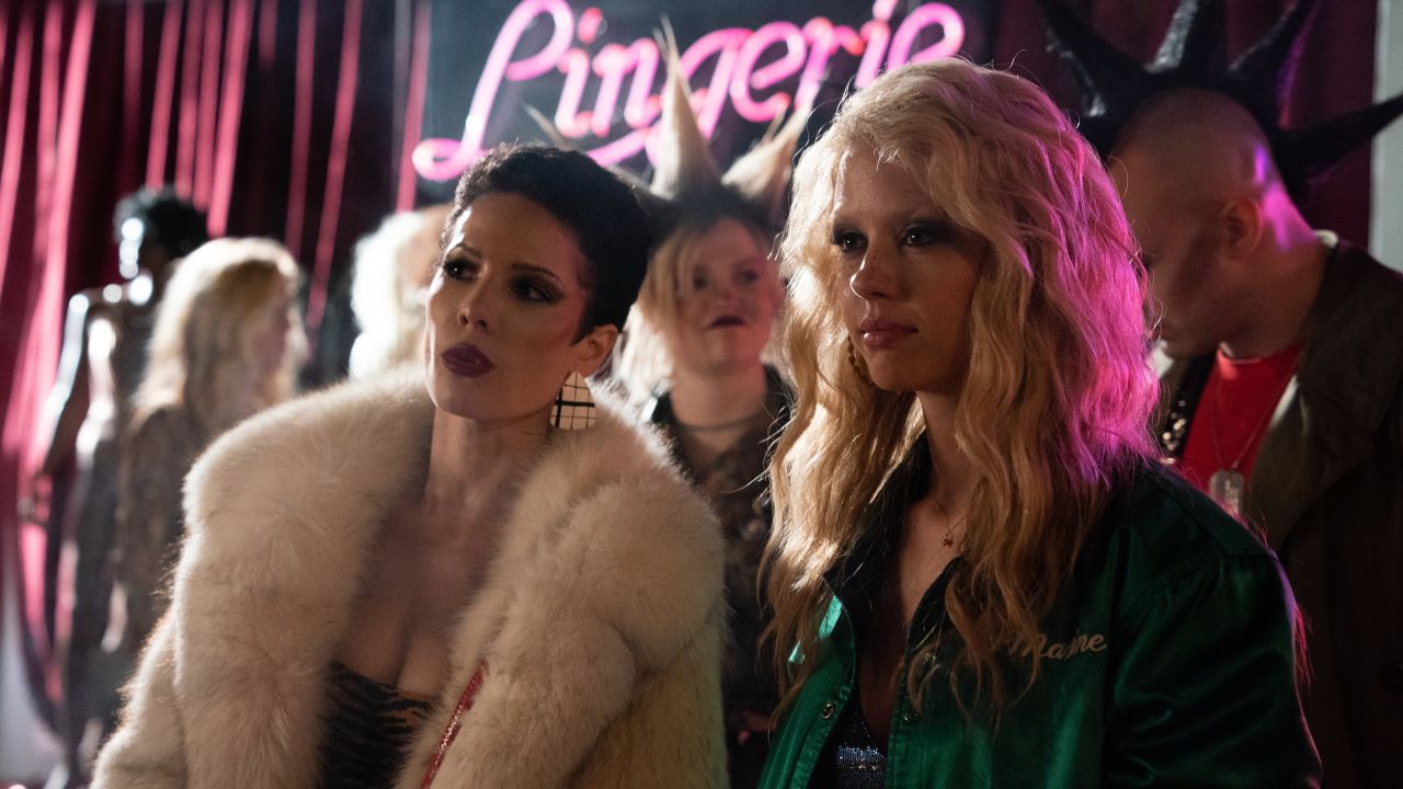 Halsey and Mia Goth in "MaXXXine."
