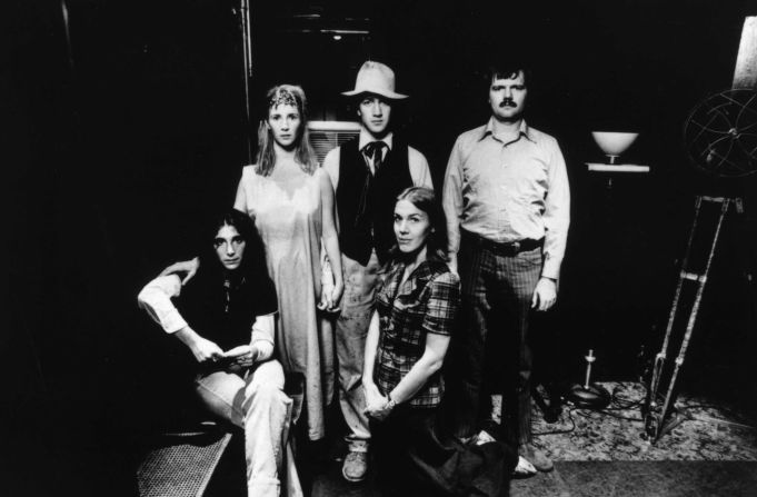 Lynch, center, on the set of his directorial debut "Eraserhead" in 1977.