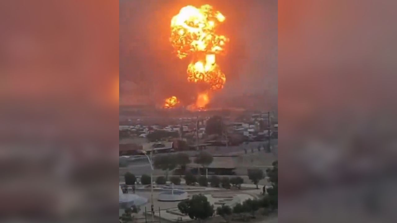 Watch massive explosions as Israel strikes port in Houthi-controlled ...