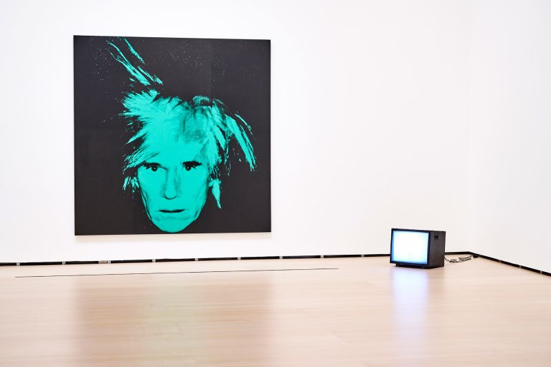 Show co-curator Lauren Hinkson said artists like Andy Warhol (above) 