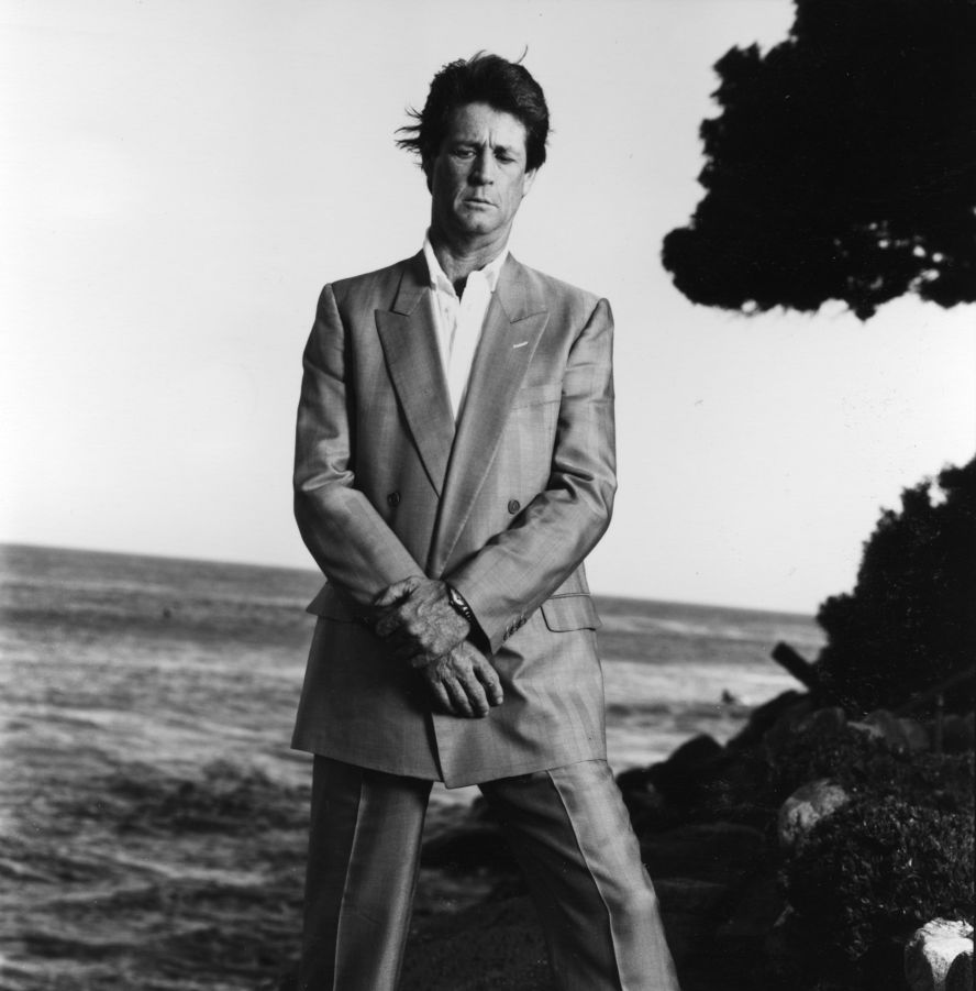 Wilson poses for a portrait in Malibu, California, in 1988.