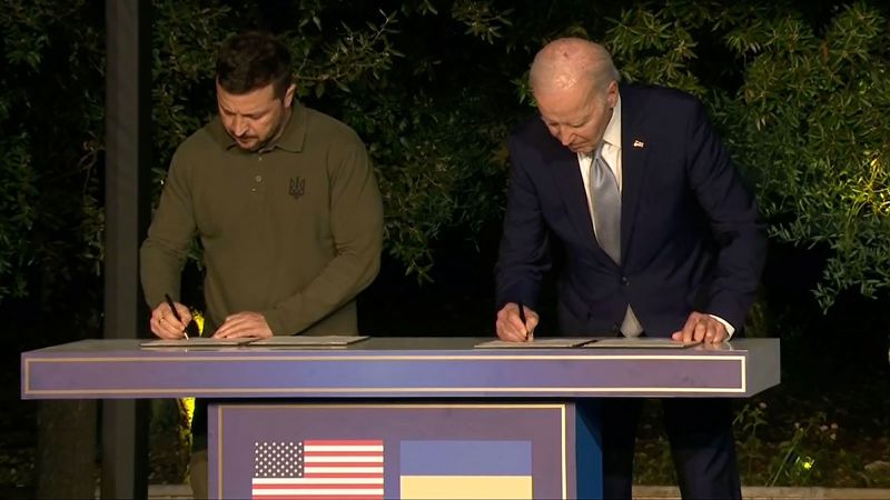 G7 Summit In Italy, Biden And Zelensky Sign Security Agreement For US ...