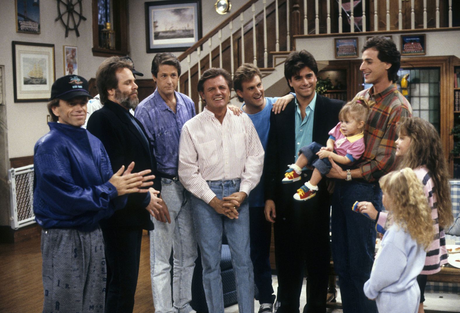 The Beach Boys appear on an episode of "Full House" in 1988.