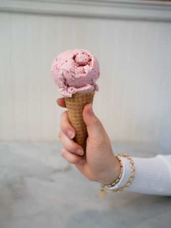 <strong>Sweet treats: </strong>Angela’s Organic Ice Cream is the parlor of choice in town, even for those on a vegan or gluten-free diet.