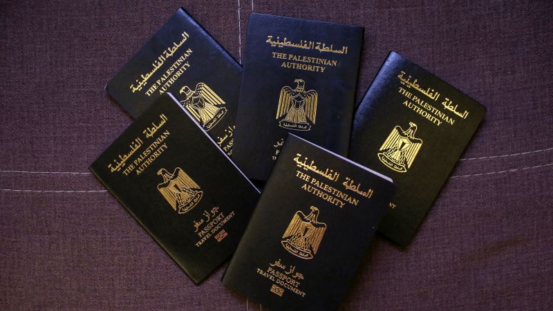 САЩ казват на дипломати да откажат повечето визи за притежателите на палестински паспорти 