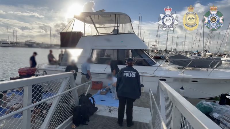 Australia’s biggest cocaine bust seized from broken down boat at sea